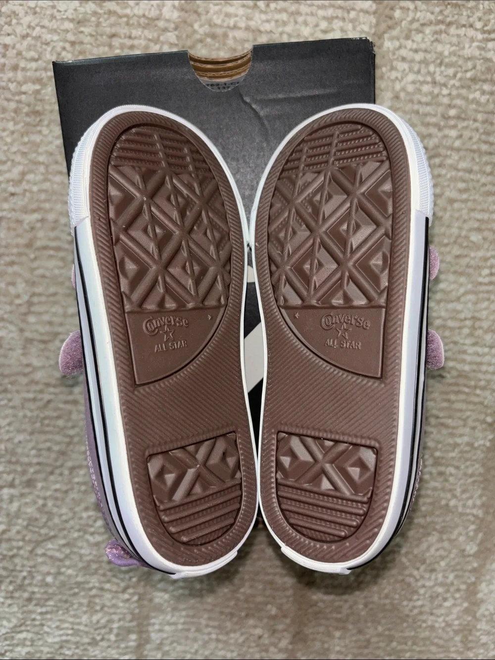 Converse Toddler Girls' Chuck Taylor All Star Lift Disco Easy On Sneakers ✨🪩💜